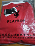 花花公子（PLAYBOY）秋冬季新款100羊毛絨衫男加厚圓領(lǐng)套頭純色男士毛衣針織打底衫 1631中國紅 L 170建議120-135斤 曬單實(shí)拍圖