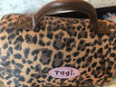 Tagi.《小馬Magi》塔皮小房子便攜洗漱包大容量化妝包旅行出差高顏值包 榛子豹紋 曬單實(shí)拍圖