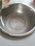 美克杰316不銹鋼盆加深加寬家用盆廚房打蛋和特厚面盆白鋼盆 特厚316-32cm實(shí)盆 曬單實(shí)拍圖