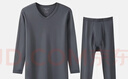 三槍100%棉V領(lǐng)男士秋衣秋褲套裝 全棉薄款保暖內衣男新疆精梳棉抗靜電 高級灰 2XL (180) 推薦【155-180斤】 曬單實(shí)拍圖