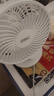 得力USB桌面風(fēng)扇迷你輕音小電扇家用臥室學(xué)生宿舍辦公室臺式桌面扇臺夾扇 白 曬單實(shí)拍圖