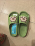 果洛菲卡皮巴拉兒童拖鞋男童夏季室內防滑家居洗澡女孩涼拖 綠色 34-35 曬單實(shí)拍圖