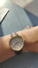 天王（TIAN WANG）男士手表鋼帶防水機械表恒雋系列情侶對表情人節新年禮物51172 【禮盒套裝】間金女表+純銀手鏈 曬單實(shí)拍圖