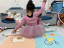 艾舞戈兒童舞蹈服女童練功服長(cháng)袖春秋芭蕾舞裙女孩跳舞衣服 醬粉色 130 曬單實(shí)拍圖