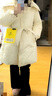 香影黑色假兩件收腰羽絨服女2025冬季新款90白鴨絨雙層領(lǐng)保暖外套 米白 XL 170/92A/125-140斤 曬單實(shí)拍圖