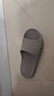 科柔（KENROLL）男女專(zhuān)業(yè)防滑浴室輕薄透氣居家洗澡涼拖鞋 水泥灰 42-43 (265mm) 曬單實(shí)拍圖
