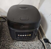美的（Midea）電飯煲家用電飯鍋5L大容量4-5-8-10人多功能智能預約柴火飯煲湯煮粥蛋糕不粘內膽微壓飯煲MB-RE529 5L 【微壓燜香閥】高清炫彩屏 曬單實(shí)拍圖
