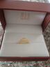 周生生新年足金愛(ài)情密語(yǔ)皇冠黃金戒指開(kāi)口戒金飾品90227R計價(jià) 00圈3.1克 曬單實(shí)拍圖
