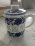 富玉景德鎮青花瓷茶杯茶水分離過(guò)濾泡茶杯個(gè)人專(zhuān)用辦公家用杯子 手繪厚德載物茶漏杯450ml 曬單實(shí)拍圖