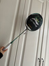 李寧（LI-NING）羽毛球拍雷霆100二代全碳素單拍專(zhuān)業(yè)型進(jìn)攻球拍暴風(fēng)綠4U 空拍 曬單實(shí)拍圖
