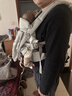 ERGObaby美國二狗腰凳嬰兒背帶柔軟breeze舒適通風(fēng)透氣通用抱娃神器灰色 曬單實(shí)拍圖