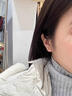 戚小米s999純銀金豆豆耳釘女養耳洞防堵耳骨釘小耳環(huán)養耳棒睡覺(jué)免摘耳飾 金色5mm磨砂圓珠耳釘【1對】999足銀 曬單實(shí)拍圖