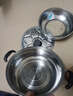科固（KEGOO）不銹鋼湯鍋32CM 單層蒸鍋火鍋湯蒸鍋 燃氣灶電磁爐通用 KG702 曬單實(shí)拍圖