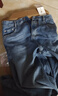 三彩2026春季新款休閑褲牛仔褲高腰闊腿褲長(cháng)褲寬松顯瘦垂感M 霧霾藍 M 160/68A 曬單實(shí)拍圖