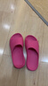 樸西靜步新款女士室內居家涼拖eva軟底浴室洗澡 樹(shù)莓粉  39-40 曬單實(shí)拍圖