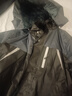 啄木鳥(niǎo)男士裝秋冬季加絨加厚防寒沖鋒衣工作衣服大碼連帽外套夾克棉服衣 20210/FGT888黑色 4XL 曬單實(shí)拍圖