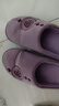 回力棉拖鞋男秋冬季燈芯絨居家鞋女中國風(fēng)防滑家用情侶款加絨保暖拖鞋 紫色 38-39 【標準碼】 曬單實(shí)拍圖