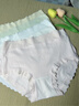 貓人女士?jì)妊澟瓵類(lèi)提花純棉10A抑菌加長(cháng)純棉襠高彈大碼透氣短褲4條M 曬單實(shí)拍圖
