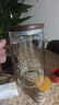 雅集玻璃杯月牙茶隔大容量豪飲杯800ml高硼硅水杯耐熱泡茶杯木蓋木把 曬單實(shí)拍圖
