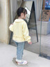 班喜迪女童外套春裝2026新款女寶寶洋氣可愛(ài)開(kāi)衫公主上衣兒童春季小童裝 黃色 100 曬單實(shí)拍圖