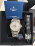 羅西尼（ROSSINI）手表男機械表 男士手表新年禮物夜光防水白盤(pán)鎢鋼帶5240209 曬單實(shí)拍圖