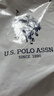 U.S. POLO ASSN.襯衫男秋季長(cháng)袖白色休閑工裝外套高端純棉牛津紡寬松藍色男士襯衣 曬單實(shí)拍圖