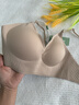 七色紡無(wú)痕內衣女士掛脖美背聚攏防下垂防外擴收副乳吊帶一體性感文胸罩 曬單實(shí)拍圖