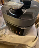 美的（Midea）電壓力鍋自動(dòng)排氣全自動(dòng)新款 高壓鍋電高壓鍋家用雙膽電飯煲高壓電飯鍋沸騰多功能0涂層 【0涂層鋼膽+圓灶釜】- 5L 曬單實(shí)拍圖