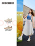 斯凱奇（Skechers）38節禮物奶茶熊女鞋春厚底老爹鞋軟底百搭熊貓鞋休閑運動(dòng)鞋149238 曬單實(shí)拍圖