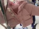 嘟嘟家女童棉襖冬裝加厚兒童棉服冬季潮寶寶外套深冬洋氣童裝 粉色 90 曬單實(shí)拍圖