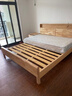 起鳳廣東佛山家具床實(shí)木床橡膠木現代北歐雙人床主臥原木床簡(jiǎn)約風(fēng)木床 單床（原木色主圖款） 1800mm*2000mm  框架結構 曬單實(shí)拍圖