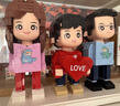 方仔照相館照片定制設計積木人仔【Q版全家?！渴洲kdiy創(chuàng  )意禮物紀念擺件 曬單實(shí)拍圖