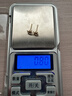 周六福5G工藝六芒星黃金耳釘耳飾婦女節禮物計價(jià)A0913699 一對 約0.79g 曬單實(shí)拍圖