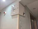金畫(huà)板客廳轉角時(shí)鐘萬(wàn)年歷電子鐘雙面掛鐘現代簡(jiǎn)約創(chuàng  )意壁燈拐角掛墻鐘表 萌寶熊貓2B--加燈/感應開(kāi)關(guān)（無(wú)需留線(xiàn)，送專(zhuān)用電源） 12英寸/30cmx30cmx30cm 曬單實(shí)拍圖