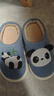 機器豬秋冬季兒童棉拖鞋防滑保暖可愛(ài)萌卡通2025年新款男童女童寶寶拖鞋 灰色 32 -33碼鞋內長(cháng)20cm 曬單實(shí)拍圖