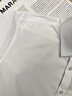 柒牌（SEVEN）【10A抗菌2A防螨/莫代爾】商務(wù)短袖襯衫男士2026春夏季新品 大白 40 曬單實(shí)拍圖