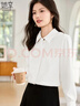 她享白襯衫女面試裝長(cháng)袖上衣通勤百搭職業(yè)裝襯衣小衫女 T53S059 曬單實(shí)拍圖