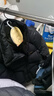卡賓男裝 三防鵝絨可拆卸帽羽絨服2024冬新款寬松外套面包服保暖H 煤黑色01 3XL /190/56 曬單實(shí)拍圖