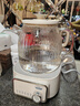 美的（Midea）花漾0膠水全玻璃養生壺 多功能煮茶壺 母嬰燒水壺 恒溫電熱水壺 全自動(dòng)一體煮茶器1.2L YS12B302J 曬單實(shí)拍圖