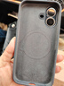 第一衛DIVI適用蘋(píng)果17手機殼 iphone17保護套鏡頭全包超薄Magsafe磁吸充電親膚液態(tài)硅膠防摔簡(jiǎn)約新款 灰黑 曬單實(shí)拍圖