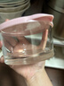樂(lè )扣樂(lè )扣（locknlock）食品級保鮮碗收納盒玻璃咸菜碗家用冰箱水果碗帶蓋密封透明調料碗 4個(gè)裝-顏色各一【食品級材質(zhì)】 曬單實(shí)拍圖