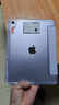 閃魔適用ipad air7/6保護套11英寸M3芯片25/24款ipad air7/6保護殼透明亞克力橫豎支撐紫色 曬單實(shí)拍圖