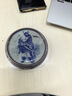 景德鎮老陶泥寒窯賦蓋置茶托開(kāi)片可養壺承青花瓷杯墊功夫茶具配件 鐘馗降福蓋置（反面帶花） 曬單實(shí)拍圖
