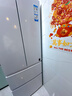 海爾（Haier）出品冰箱342升雙門(mén)四門(mén)法式多門(mén)一級雙變頻風(fēng)冷無(wú)霜 三檔變溫凈味保鮮嵌入式家用智能Leader電冰箱 342L冰雪白+一級雙變頻+三檔變溫+黑金凈化系統 曬單實(shí)拍圖