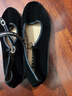 勞保佳 勞保布鞋 平底工作鞋 酒店服務(wù)員工作鞋 女款防滑鞋 黑色 37碼 曬單實(shí)拍圖
