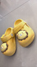 牧童兒童拖鞋夏男寶寶洞洞鞋軟底女童卡通洗澡嬰幼兒家居鞋奶獅黃150 曬單實(shí)拍圖