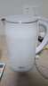 美的（Midea）電熱水壺養生母嬰級316L不銹鋼雙層無(wú)縫一體內膽防燙燒水壺 1.7L自動(dòng)智能斷電 年貨 SH17M301PRO 曬單實(shí)拍圖