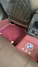 蘭鉑適用于寶馬3系5系7系530li 525li 320lix1x3x5X6X4全包圍真皮腳墊 納帕皮【酒紅色】納米絨雙層款 曬單實(shí)拍圖