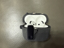 鵬谷適用蘋(píng)果AirPods4保護套apple airpods 4代耳機殼磁吸自動(dòng)彈蓋降噪耳機倉硅膠保護殼絨毛灰 曬單實(shí)拍圖