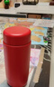 富光316L不銹鋼保溫杯女士便攜小巧款迷你小型容量?jì)和瘜W(xué)生口袋水杯子 魅影紅200ml 曬單實(shí)拍圖